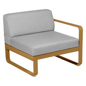 Module droit 1 place BELLEVIE Fermob pain d'épices-gris flanelle