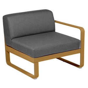 Module droit 1 place BELLEVIE Fermob pain d'épices-gris graphite