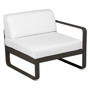 Module droit 1 place BELLEVIE Fermob tonka-blanc grisé
