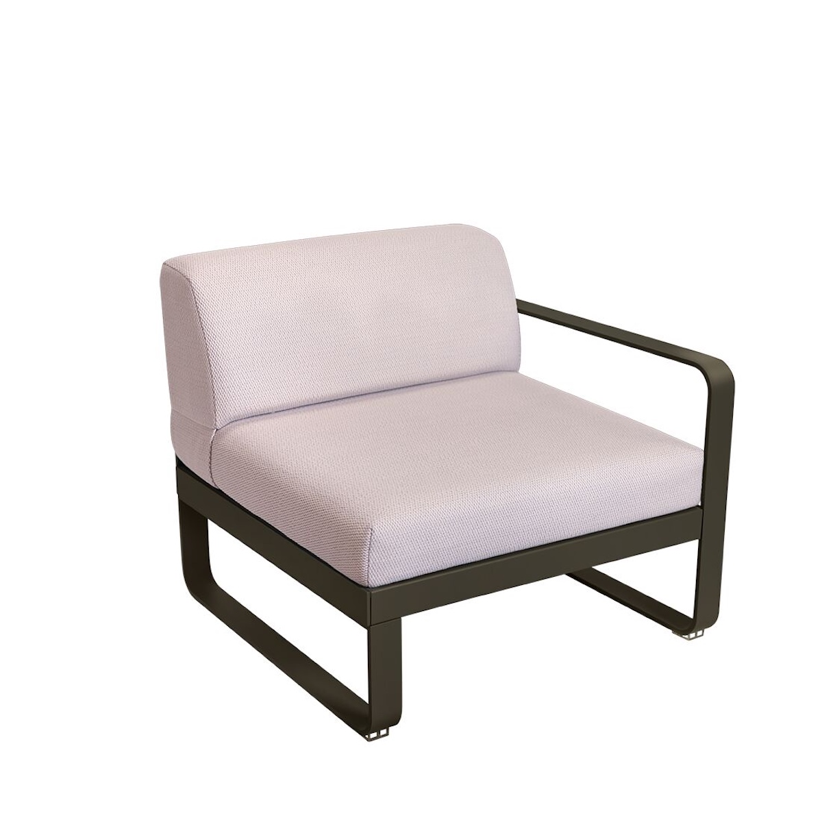 Module droit 1 place BELLEVIE Fermob tonka-perle