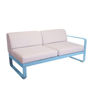 Module droit 2 places BELLEVIE Fermob bleu maya-perle 