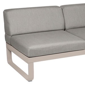 Module droite 2 places BELLEVIE Fermob muscade-taupe grisé