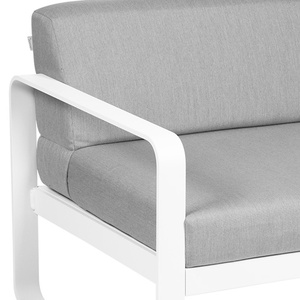 Module gauche 1 place BELLEVIE Fermob blanc coton-gris flanelle