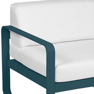 Module gauche 1 place BELLEVIE Fermob bleu acapulco-blanc grisé
