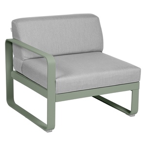 Module gauche 1 place BELLEVIE Fermob cactus-gris flanelle