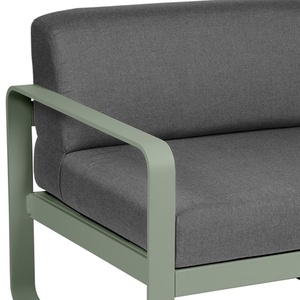 Module gauche 1 place BELLEVIE Fermob cactus-gris graphite