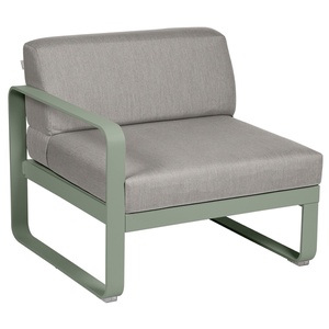 Module gauche 1 place BELLEVIE Fermob cactus-taupe grisé