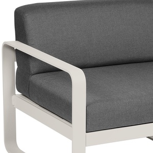 Module gauche 1 place BELLEVIE Fermob gris argile-gris graphite