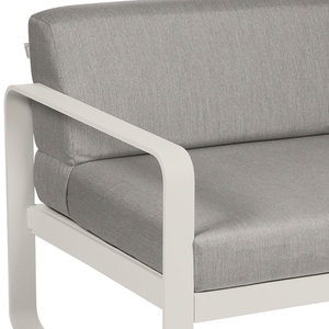 Module gauche 1 place BELLEVIE Fermob gris argile-taupe grisé