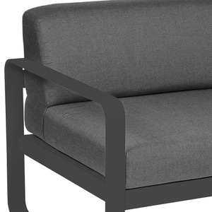Module gauche 1 place BELLEVIE Fermob gris carbone-gris graphite