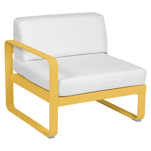 Module gauche 1 place BELLEVIE Fermob miel NEW-blanc grisé