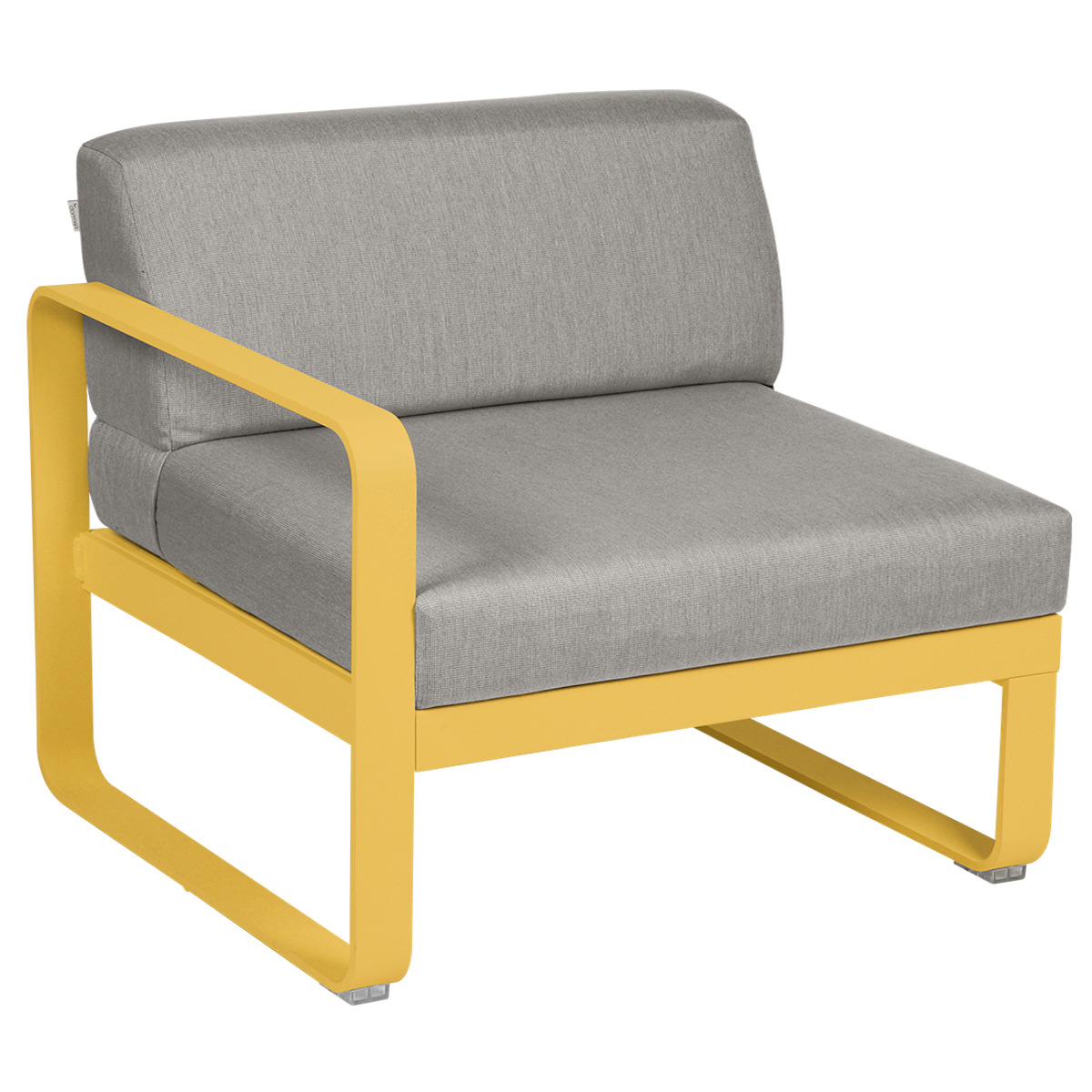 Module gauche 1 place BELLEVIE Fermob miel NEW-taupe grisé 