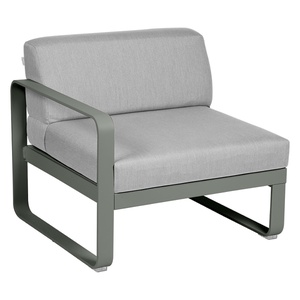Module gauche 1 place BELLEVIE Fermob romarin-gris flanelle