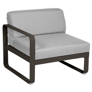 Module gauche 1 place BELLEVIE Fermob tonka-gris flanelle