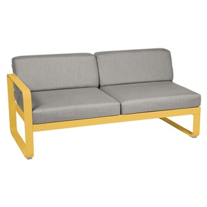 Module gauche 2 places BELLEVIE Fermob miel NEW-taupe grisé
