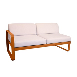 Module gauche 2 places BELLEVIE Fermob orange confite-perle