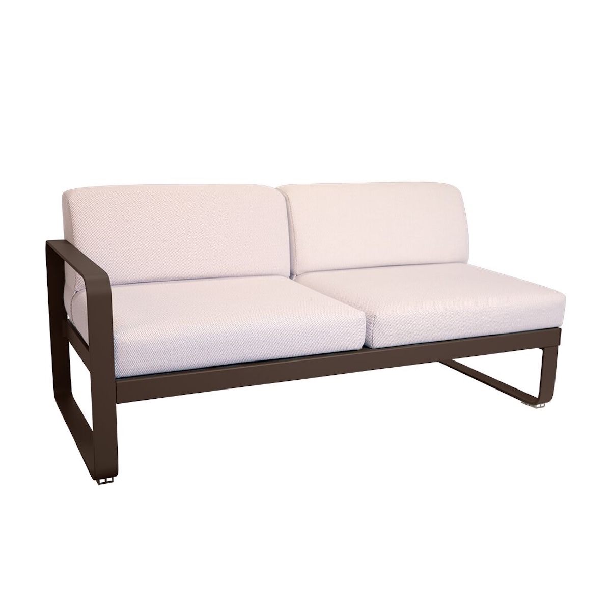 Module gauche 2 places BELLEVIE Fermob tonka-perle