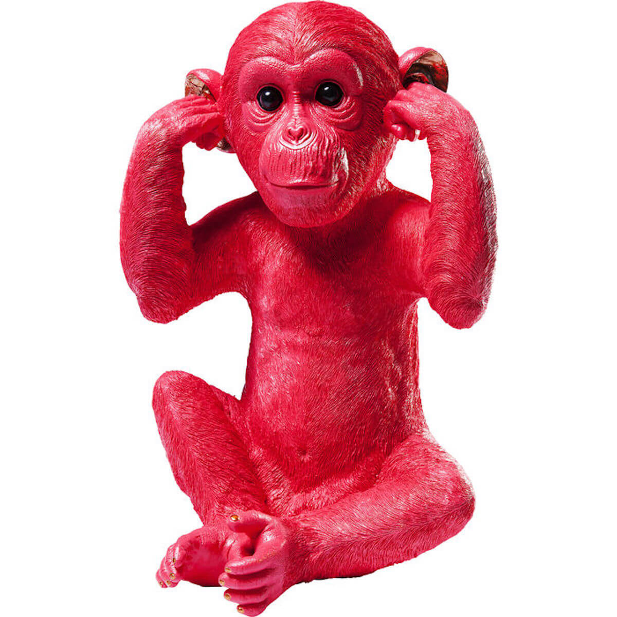 Money Box Monkey Kikazaru Red Kare Design