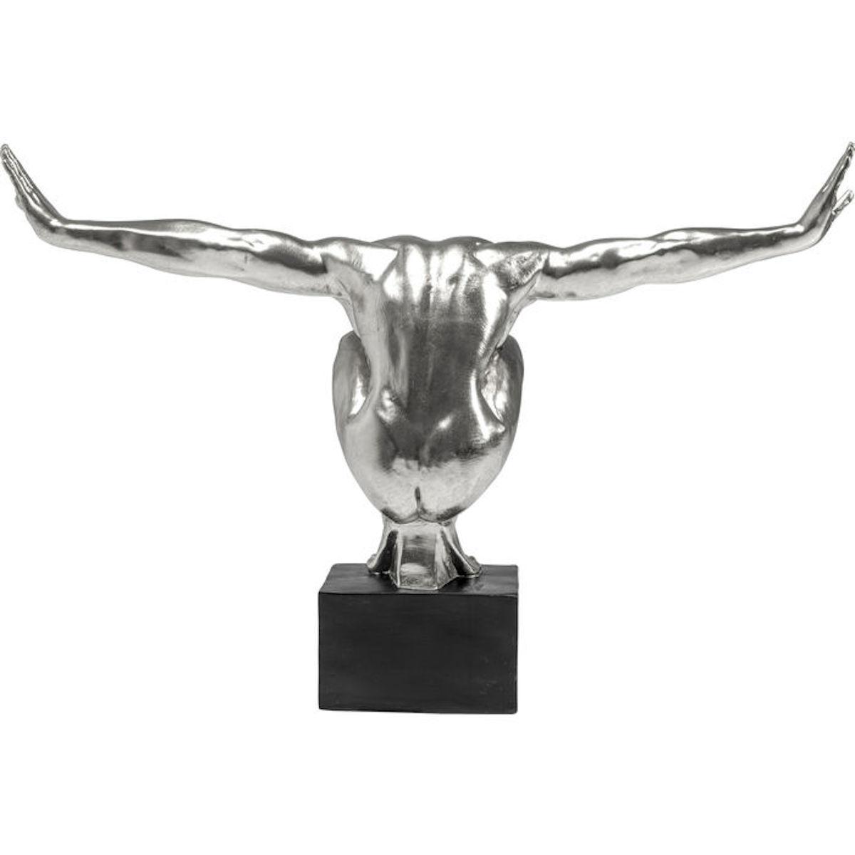 Objet décoratif 100cm ATHLETE XL Kare Design argenté