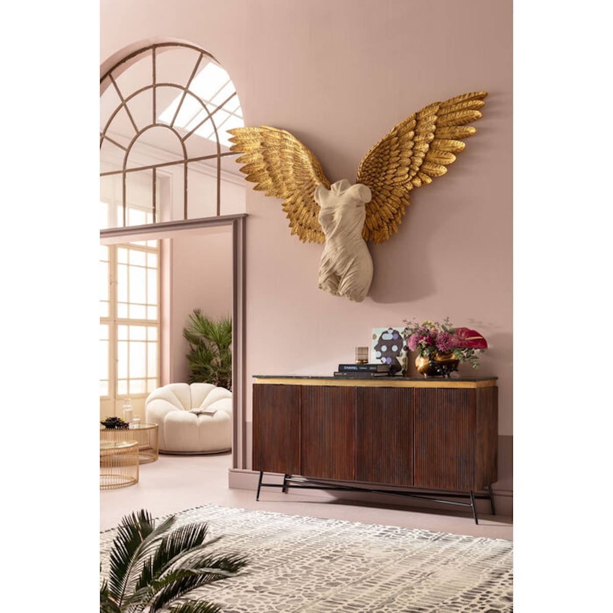 Objet mural 203x140cm GUARDIAN ANGEL FEMALE Kare Design