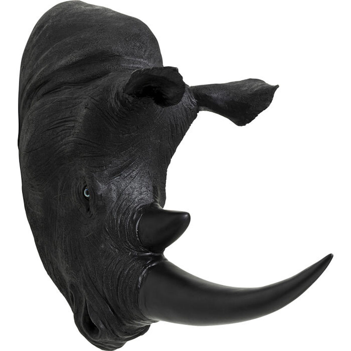 Objet mural RHINO HEAD ANTIQUE Kare Design noir