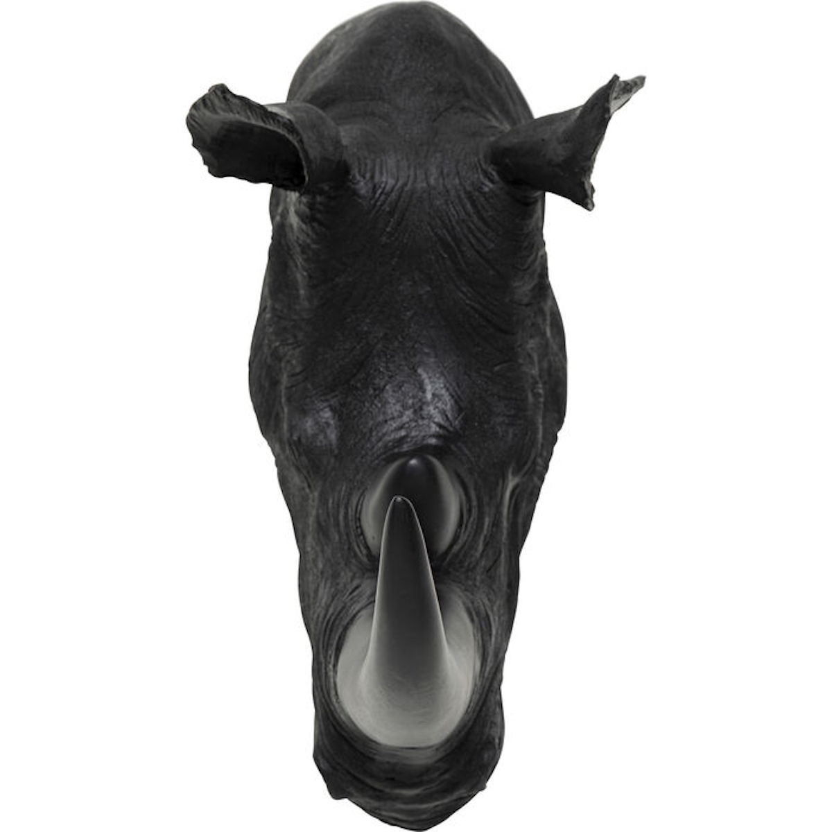 Objet mural RHINO HEAD ANTIQUE Kare Design noir