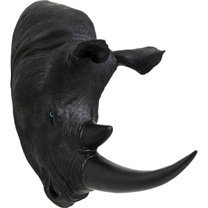 Objet mural RHINO HEAD ANTIQUE Kare Design noir