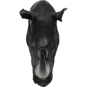 Objet mural RHINO HEAD ANTIQUE Kare Design noir