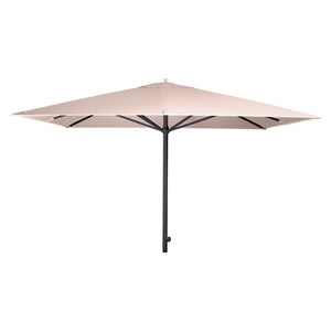 Parasol 330x330cm EASY TRACK Vlaemynck anthracite/quartz