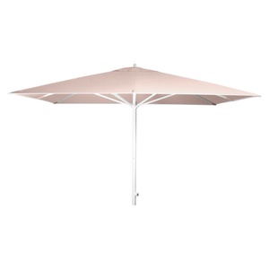 Parasol 330x330cm EASY TRACK Vlaemynck blanc/quartz