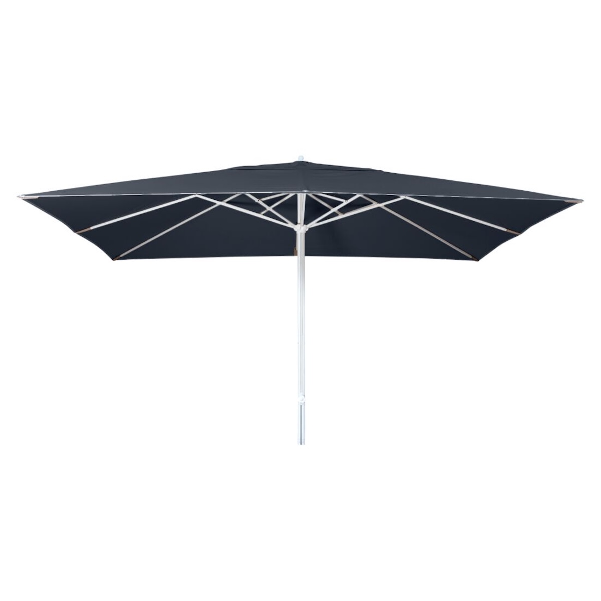 Parasol 400x300cm EASY TRACK Vlaemynck blanc/granit