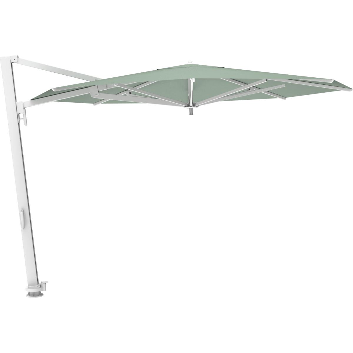 Parasol Dia 350cm BOREE Vlaemynck blanc/vert aqua