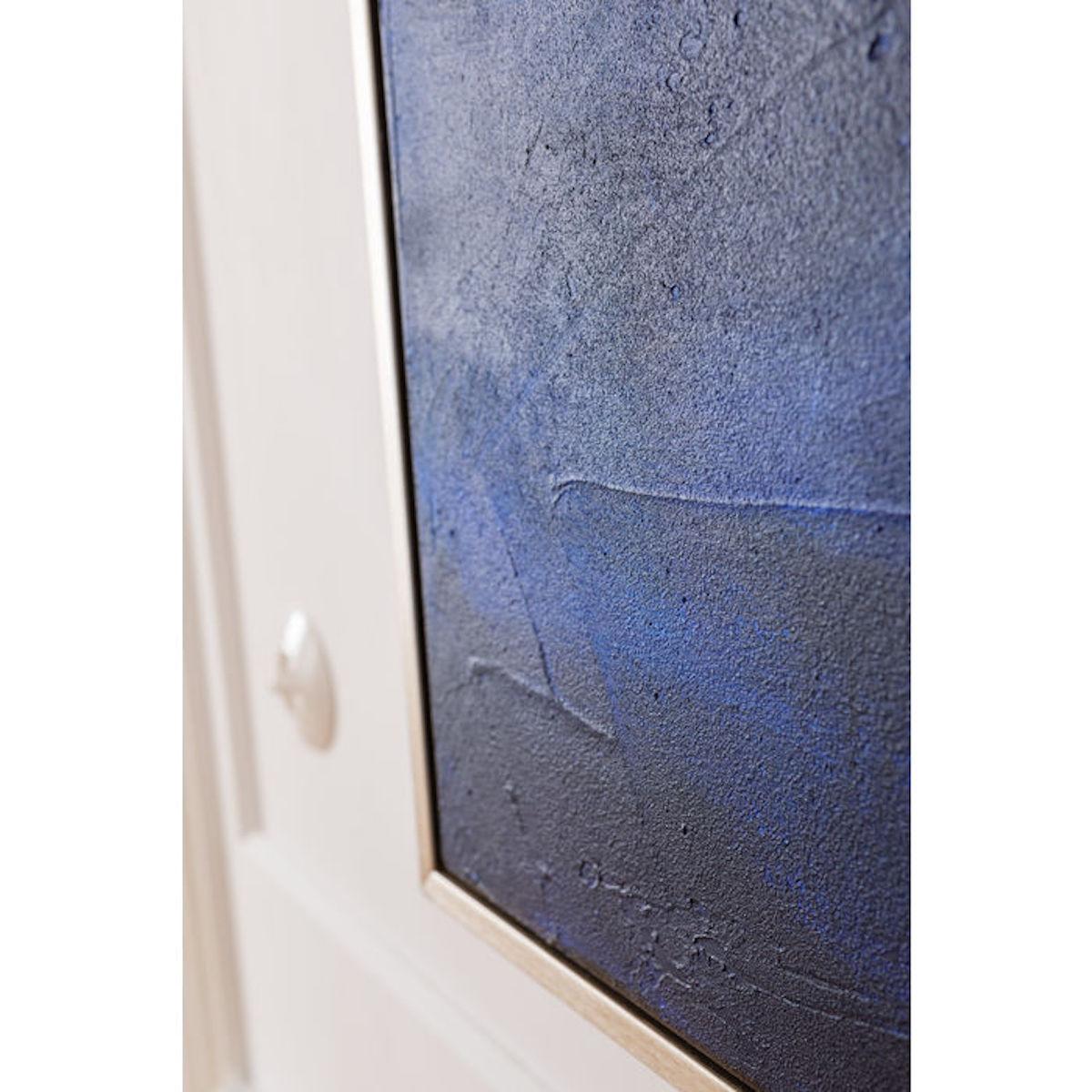 Peinture à l'huie ABSTRACT DEEP Kare Design bleu 155x155cm