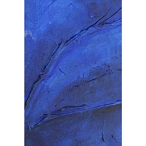 Peinture à l'huie ABSTRACT DEEP Kare Design bleu 155x155cm
