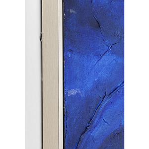 Peinture à l'huie ABSTRACT DEEP Kare Design bleu 155x155cm