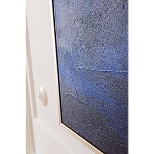 Peinture à l'huie ABSTRACT DEEP Kare Design bleu 155x155cm