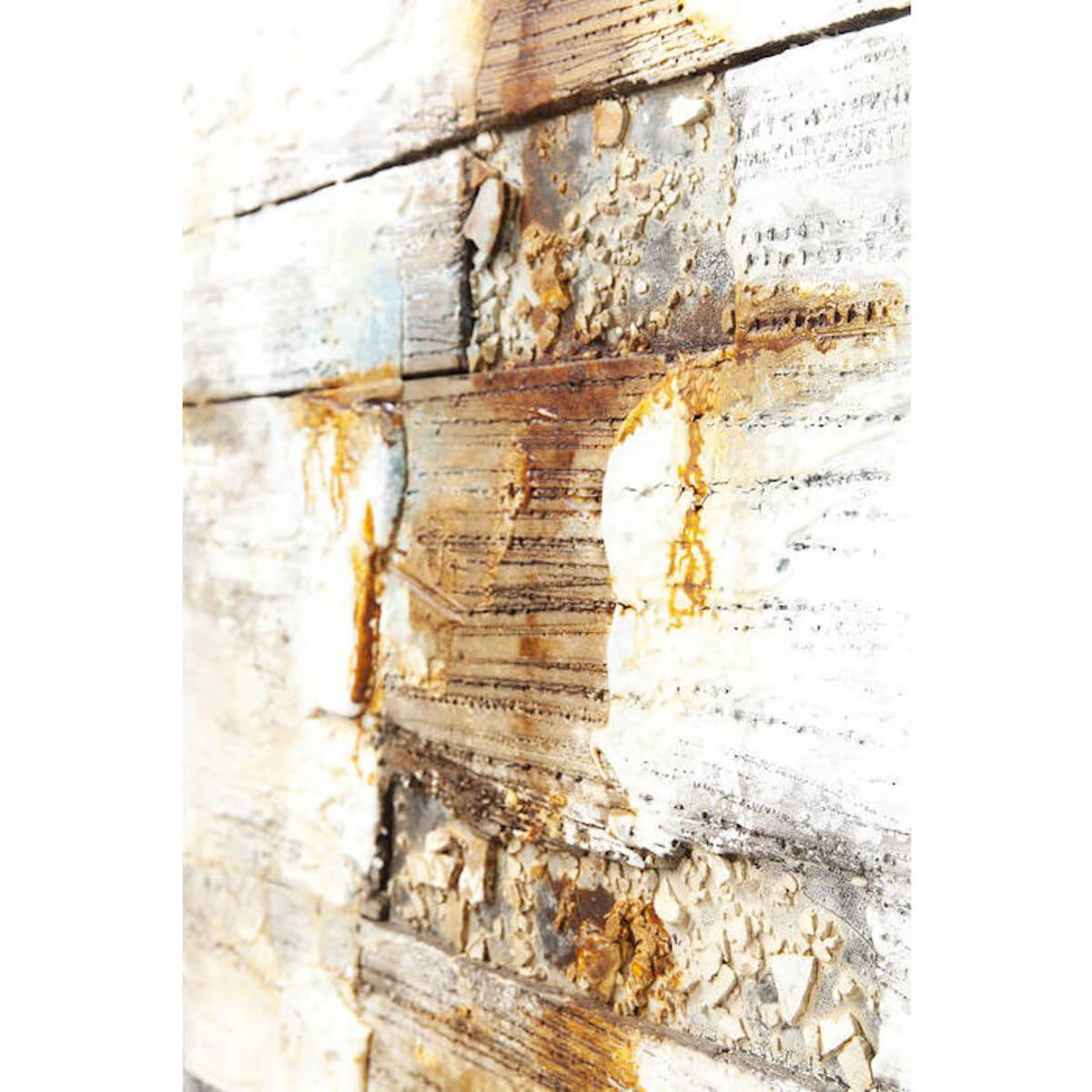 Peinture à l'huile 150x120cm ABSTRACT GREY LINE TWO Kare Design