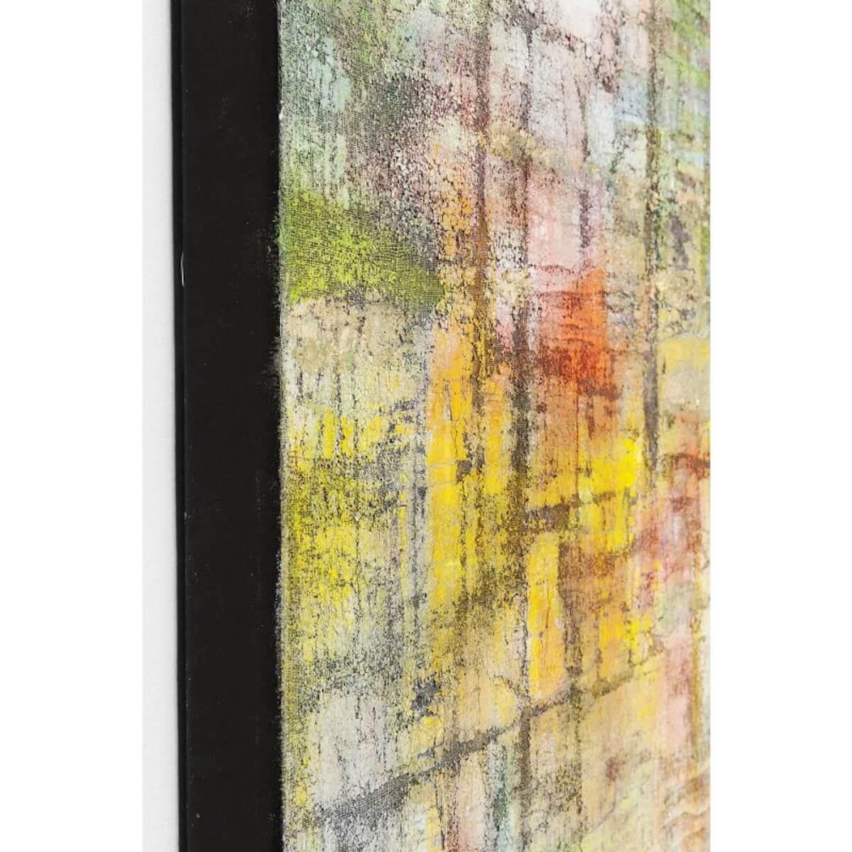 Peinture à l'huile 150x150cm ABSTRACT COLORE Kare Design