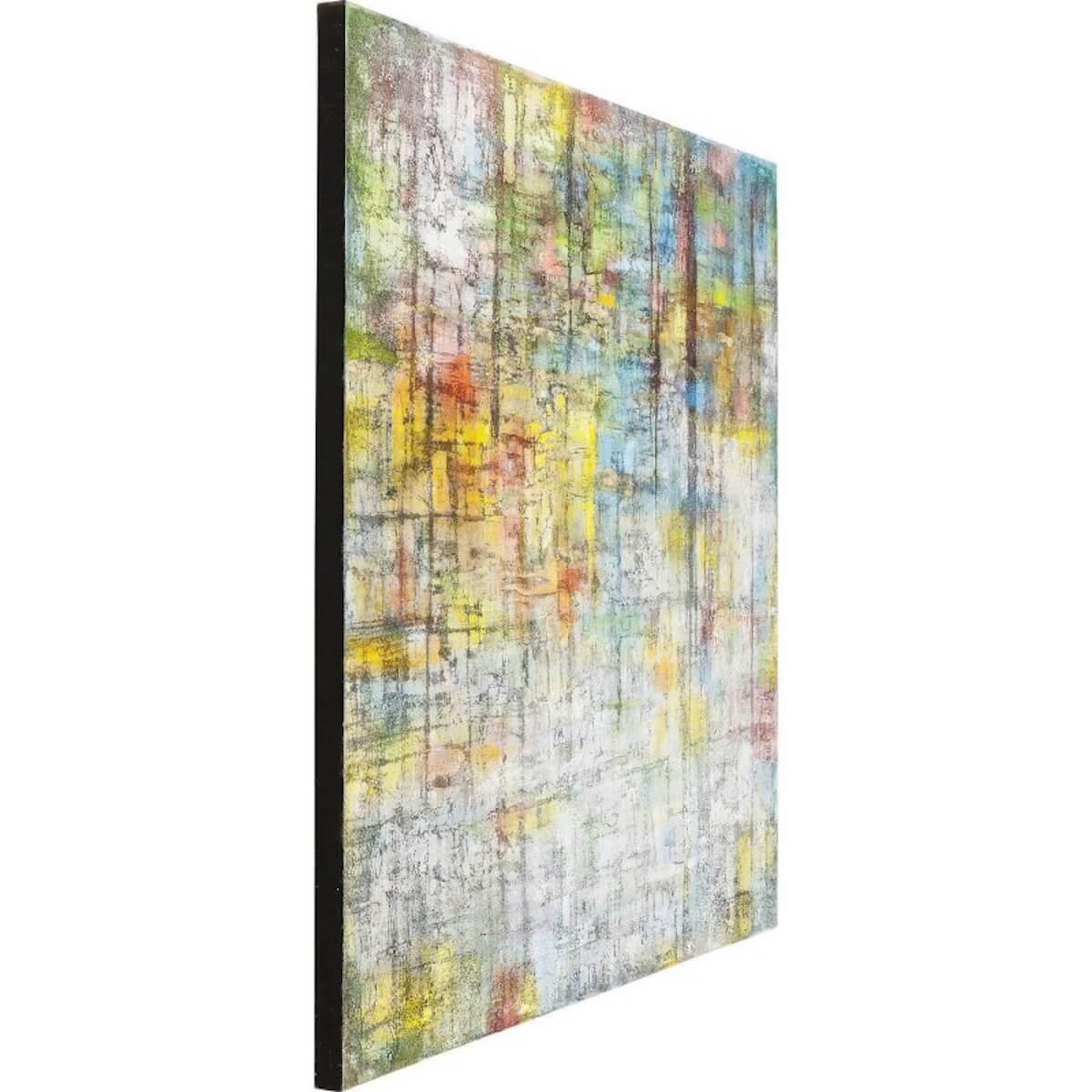 Peinture à l'huile 150x150cm ABSTRACT COLORE Kare Design