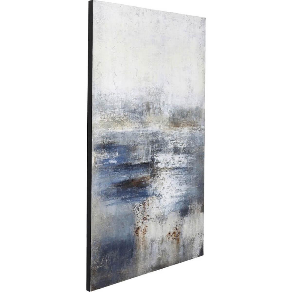 Peinture à l'huile 210x120cm ABSTRACT INTO THE NIGHT Kare Design