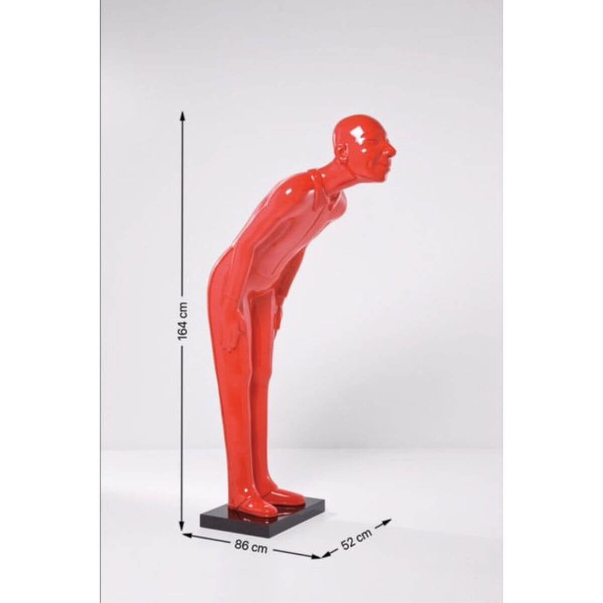 Personnage décorative 164cm WELCOME GUESTS Kare Design rouge