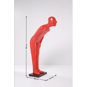 Personnage décorative 164cm WELCOME GUESTS Kare Design rouge