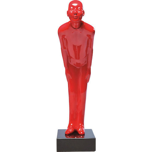 Personnage décorative 46cm WELCOME GUESTS Kare Design rouge