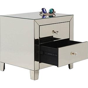 Petite commode 2 tiroirs LUXURY CHAMPAGNE Kare Design