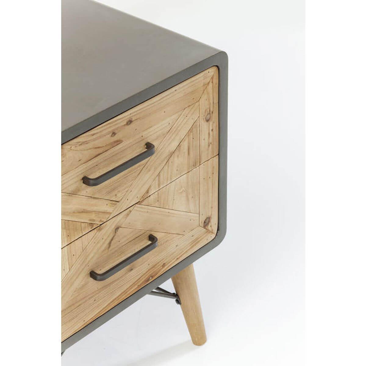Petite commode 2 tiroirs X FACTORY Kare Design