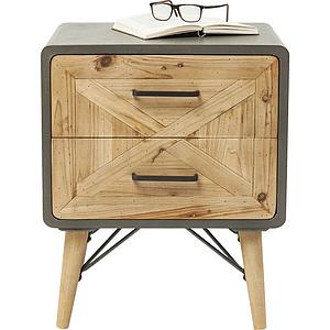 Petite commode 2 tiroirs X FACTORY Kare Design