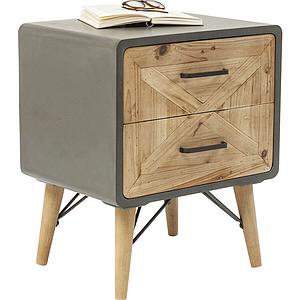 Petite commode 2 tiroirs X FACTORY Kare Design