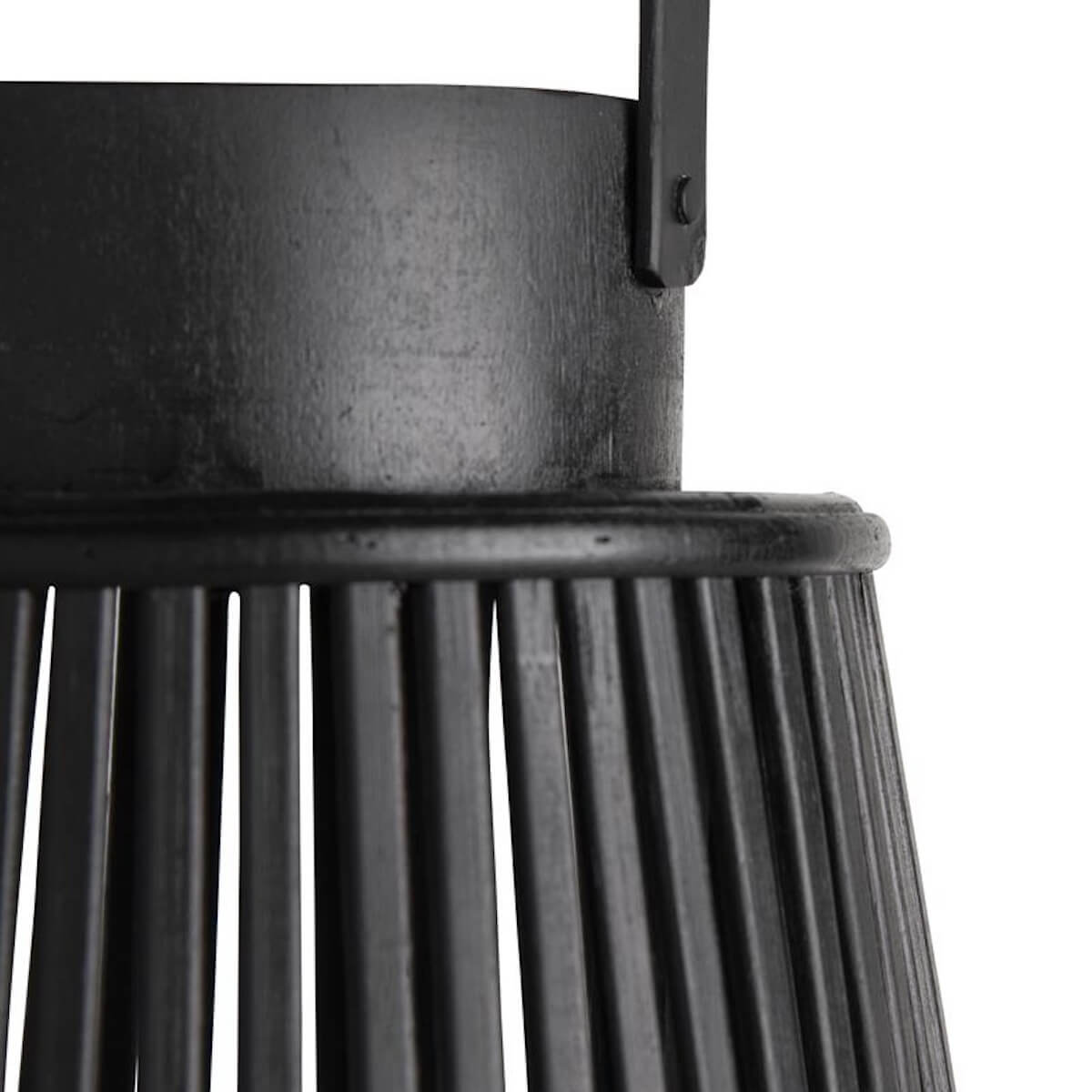 Photophore LUMIERE DU VENT Coco maison noir