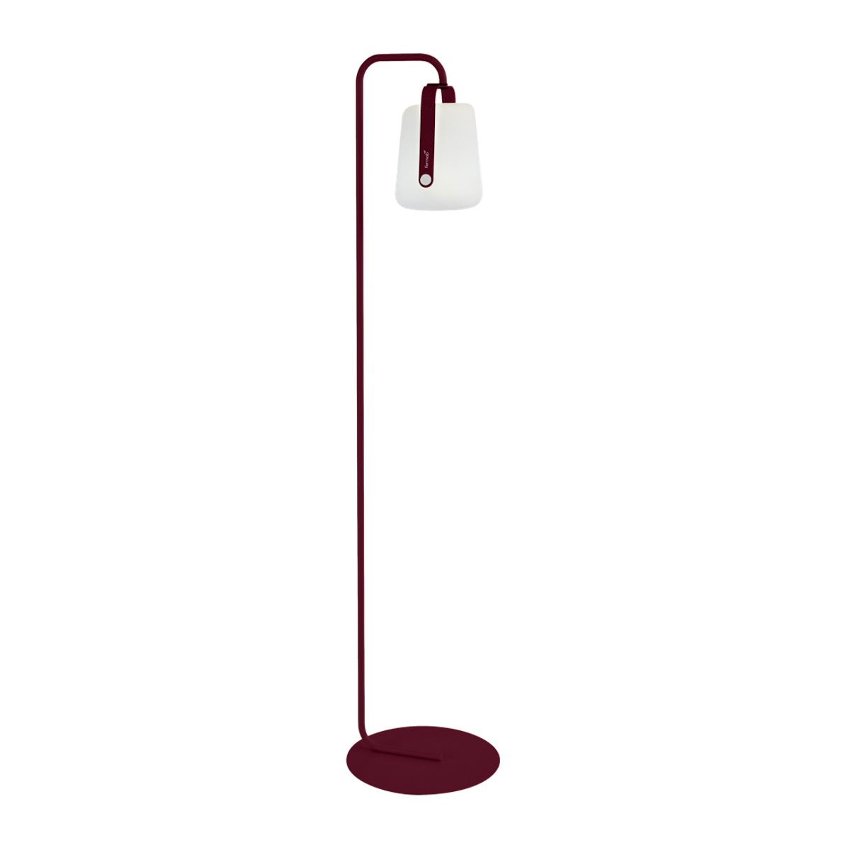 Pied simple BALAD Fermob cerise noir