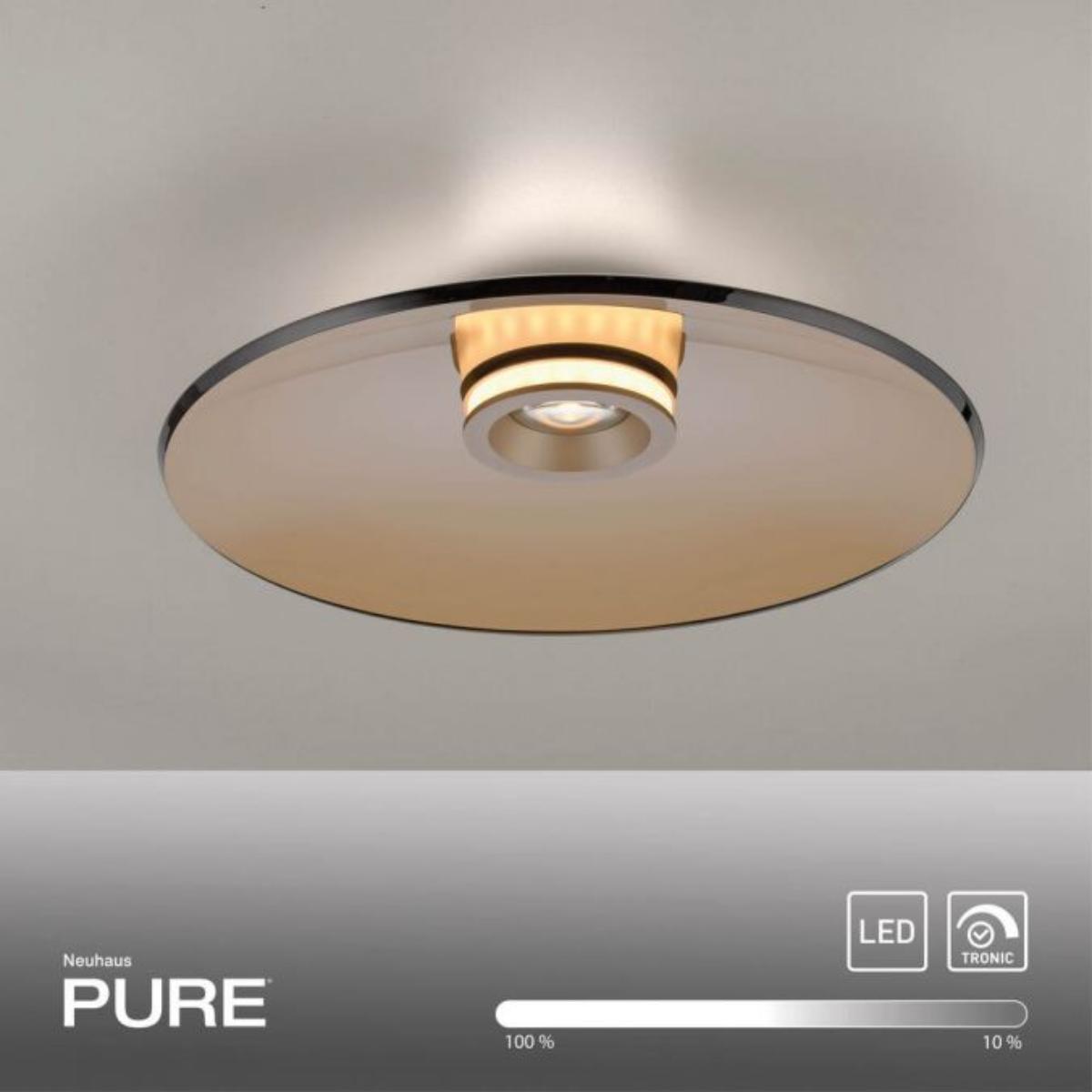 Plafonnier MOON Neuhaus Pure bronze Dia 50cm